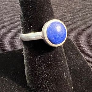 Silpada silver and lapis ring - size 8